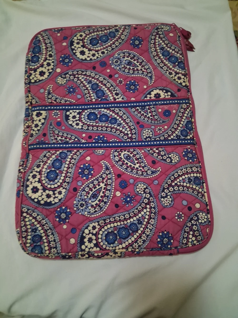 Vera Bradley Pink Paisley Quilted Tablet Sleeve
